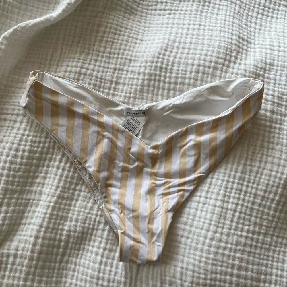 WeWoreWhat Delilah bottoms nude stripe. Matching top available. Never worn!